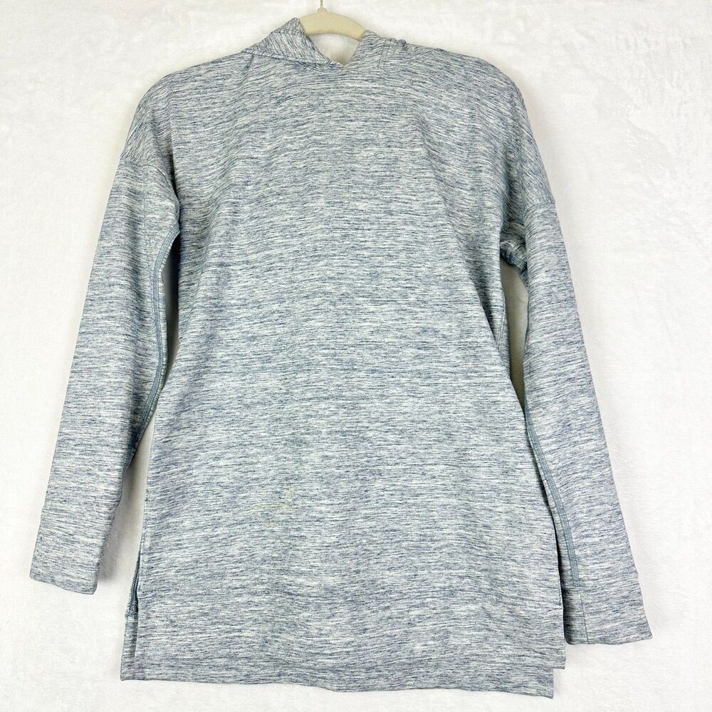 Lululemon Cut Above Hoodie Size 4 Heathered Space Dyed Gris French Terry